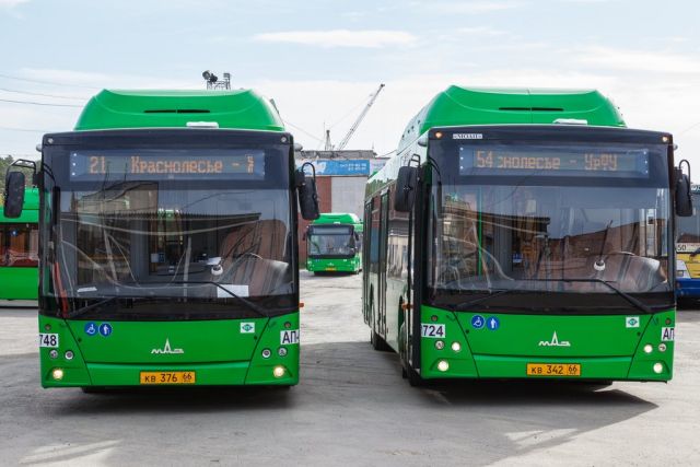 В Екатеринбурге появятся 57 новых автобусов