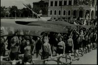 В 1950 году в честь 30-летния ТАССР прошел парад физкультурников.