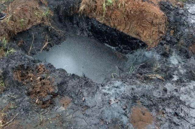 В Татарстане обнаружили разлив нефтепродуктов