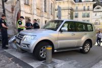В Киеве пьяный водитель на краденом джипе устроил ДТП
