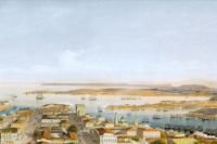 Карло Боссоли. Общий вид Севастополя, 1856 год.