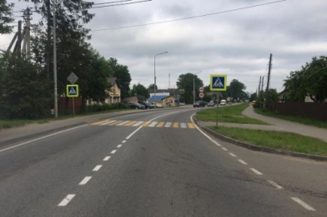 Калининградской области в ДТП попал 5-летний пешеход