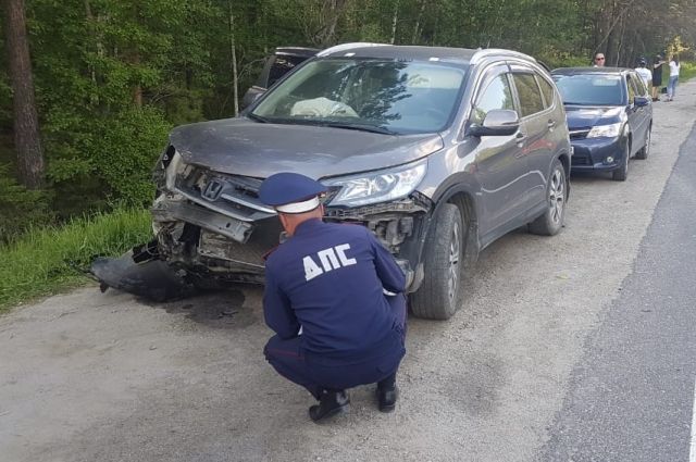 22-летний мотоциклист пострадал в ДТП в Иркутской области