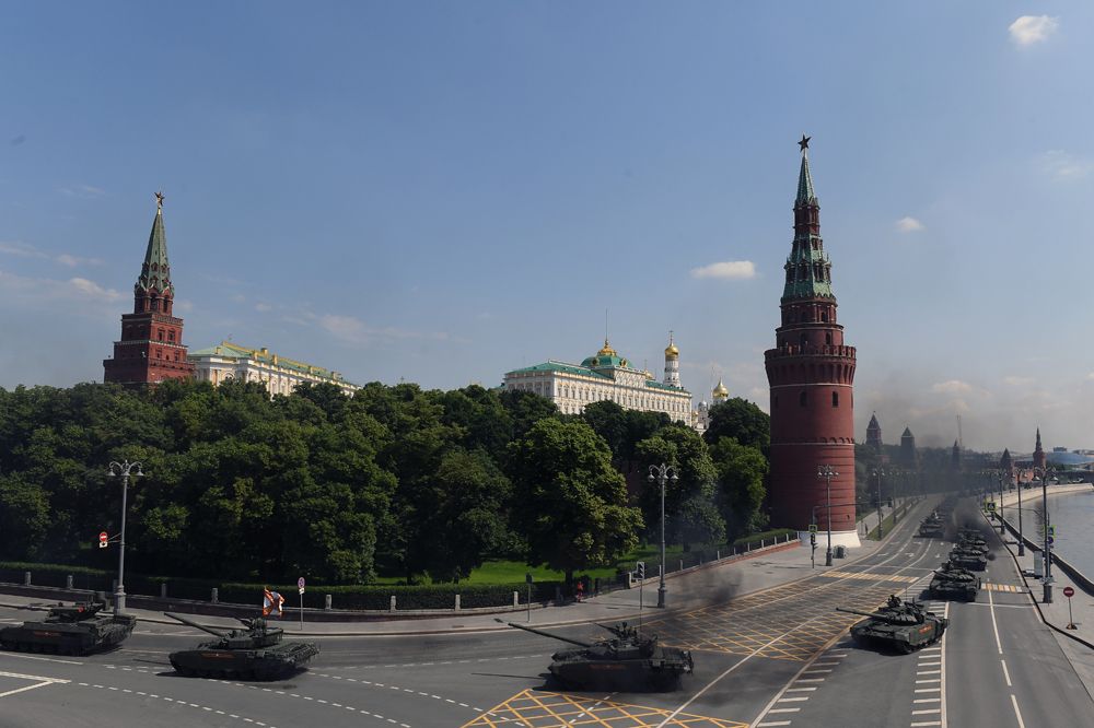 Генеральная репетиция парада Победы.