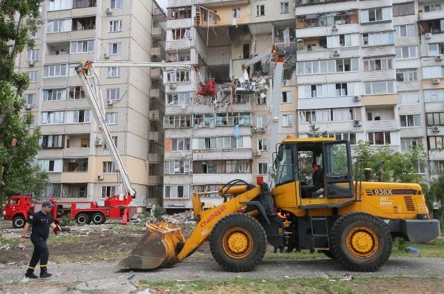 В Киеве из взорвавшегося дома эвакуировали 23 человек