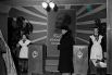 Избирательный участок в пермской школе №16 во время выборов в Верховный Совет СССР, 18 марта 1962 г.