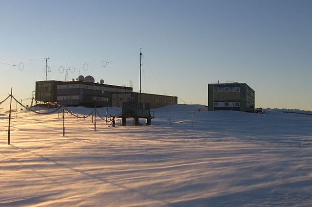 Пожар произошел на российской антарктической станции «Мирный»