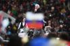 Певец Валерий Меладзе выступает на митинге-концерте «Россия объединяет!» на большой спортивной арене «Лужники» в Москве. 2017 год.
