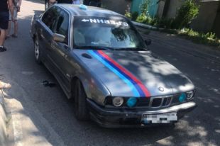 В Одессе пьяный водитель BMW сбил патрульного полицейского