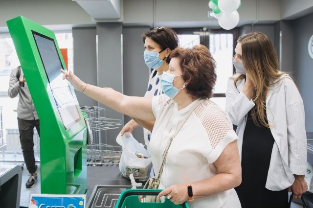«Слата» открыла в Иркутске новый супермаркет с кассами самообслуживания