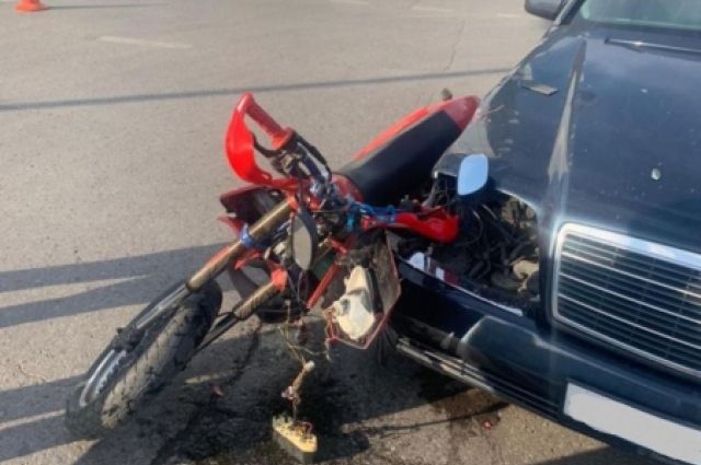 В ДТП в Заволжском районе Ульяновска пострадал водитель мопеда