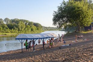 Открыт пляж «Волна» на реке Сакмара.