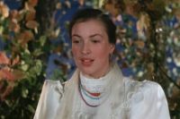 Клара Лучко в роли Даши Шелест. «Кубанские казаки» (1949).