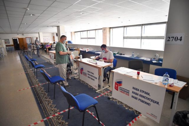 В Москве голосование по изменению Конституции проходит в штатном режиме