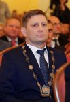 Губернатор Хабаровского края Сергей Фургал на церемонии инаугурации. 2018 год.