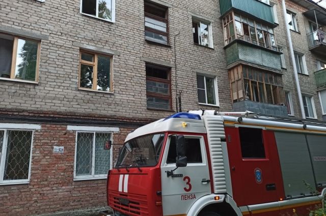 В Пензе жертвами пожара в жилом доме стали три человека
