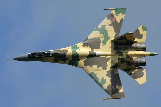 На вооружение «Русских витязей» поступили четыре новых истребителя Су-35С