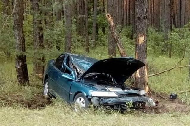 В Клинцовском районе Opel врезался в дерево