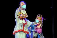 Оренбургский театр кукол, несмотря на коронавирус, репетирует спектакли.