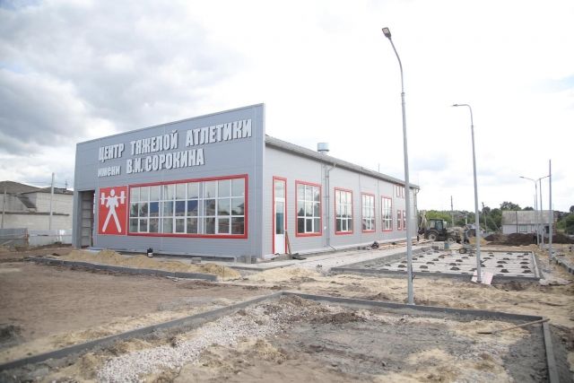 В Солдатской Ташле заканчивается строительство Центра тяжёлой атлетики