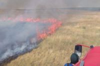 В Первомайском районе локализован пожар на 150 га. 