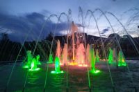 В Оренбурге на время отключили два городских фонтана. 