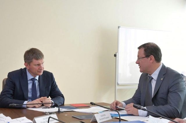 Губернатор и министр экономразвития РФ обсудили развитие Самарской области