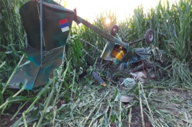 В Курской области упал самолёт – погиб пилот