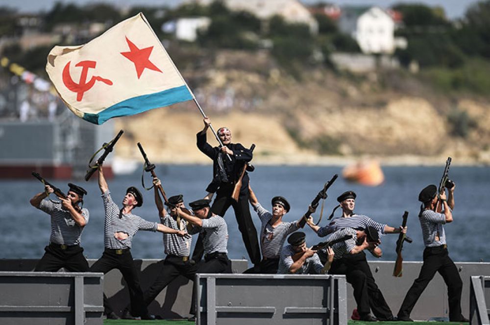 День ВМФ в Севастополе.