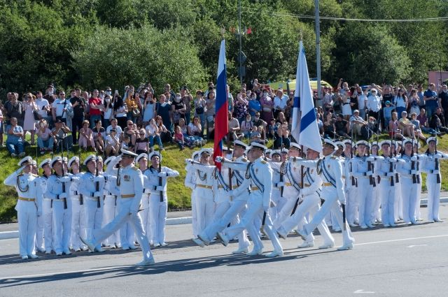 На Северном флоте прошёл военно-морской парад