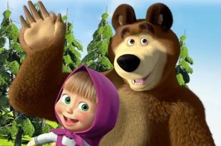 Мультсериал «Маша и медведь» вошел в топ-5 любимых детских шоу в мире