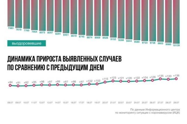 Ситуация с коронавирусом в Ростовской области на 29 июля. Инфографика
