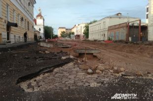 В Оренбурге законсервировали спорную брусчатку на ул. Правды.