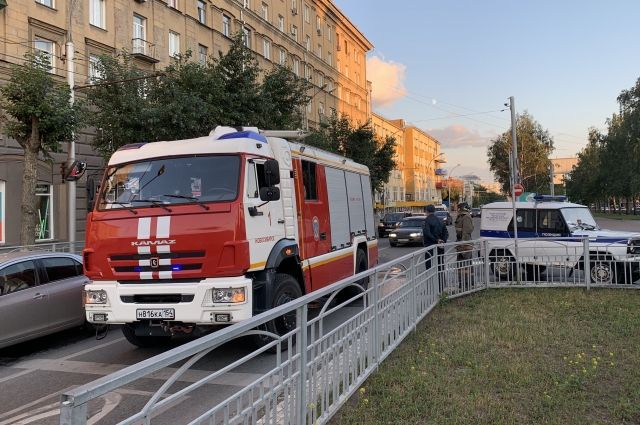 Пожар из-за короткого замыкания произошел в доме в центре Новосибирска