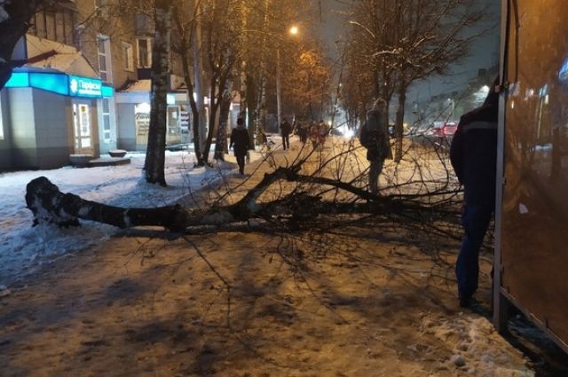 Из-за урагана в Челябинске жилые дома остались без света