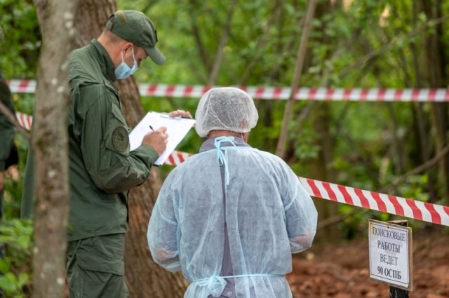 На территории концлагеря в Псковской области нашли останки более 50 человек