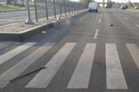 В Киеве перевернулся автомобиль