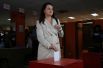 Кандидат от Белорусской объединенной оппозиции Тихановская посетила избирательный участок.