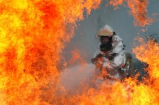 Пожар в Одесской области