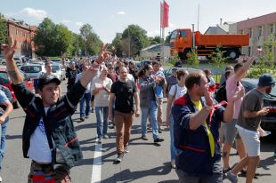 Протестная акция в Минске.