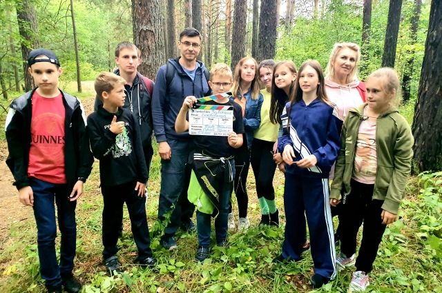 В Заельцовском парке Новосибирска снимают детский фильм