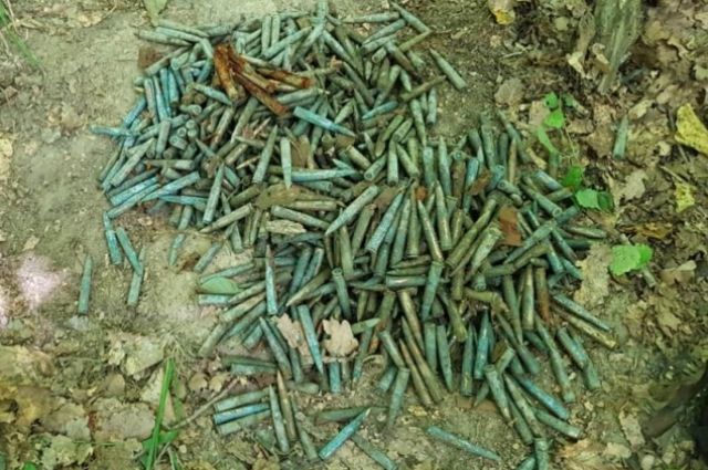 В Адыгее нашли схрон с боеприпасами времен ВОВ