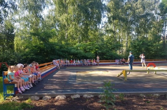 Сотрудники МЧС России посетили один из детских садов Богородицка