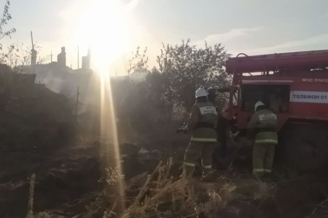 В Колтубановке после пожара без жилья осталось 13 семей