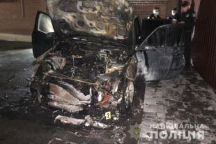 Автомобиль народного депутата Украины сожгли