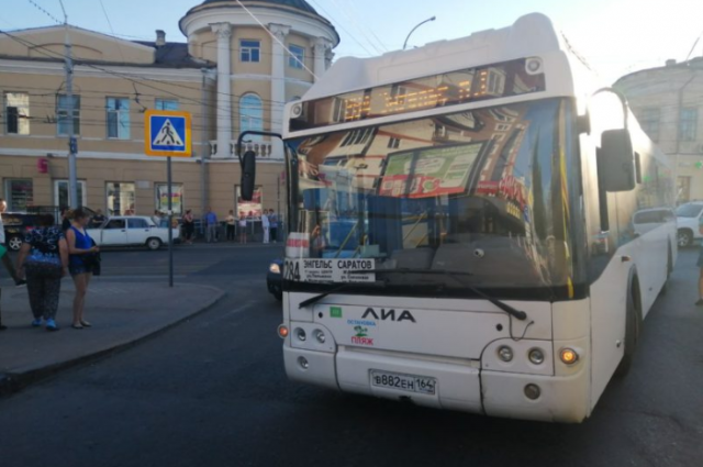Автобус №284 сбил пенсионерку на «зебре» в центре Саратова