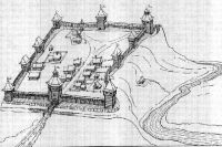 Крепость Оленина гора в XVII веке.