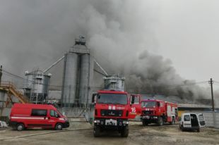В Ивано-Франковской области произошел пожар на предприятии