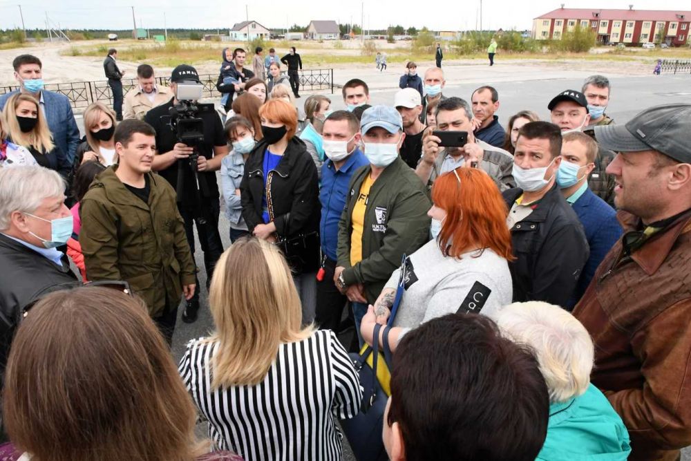 Дмитрий Артюхов посетил район Коротчаево Нового Уренгоя. 23.08.2020