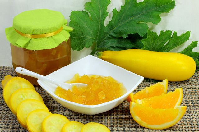 Рецепт кабачкового варенья с лимоном и апельсином